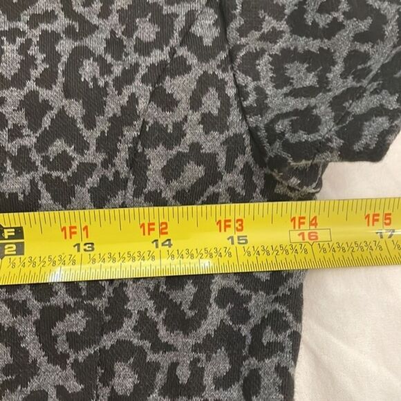 Loft Black Grey Animal Print Dress Womens Maternity Size 4 NEW Career - Picture 5 of 11